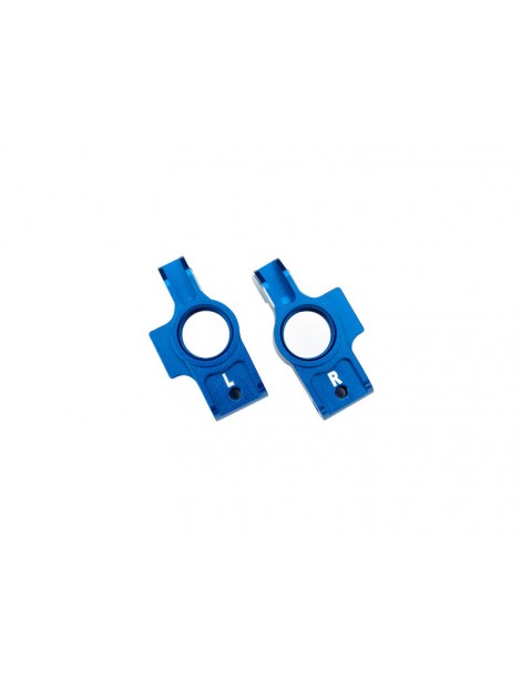 Traxxas Carriers, stub axle, aluminum (blue-anodized), (left & right)