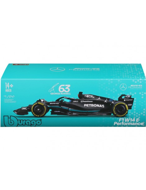 Bburago Mercedes-AMG Petronas W14 E 1:18 63 Russel