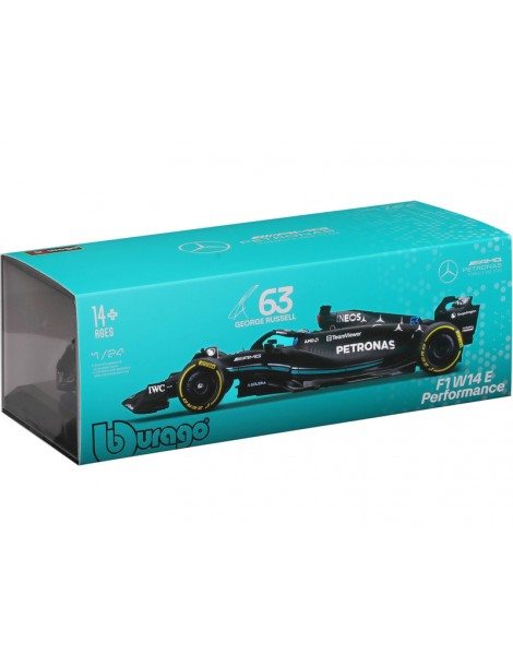 Bburago Mercedes-AMG Petronas W14 E 1:18 63 Russel