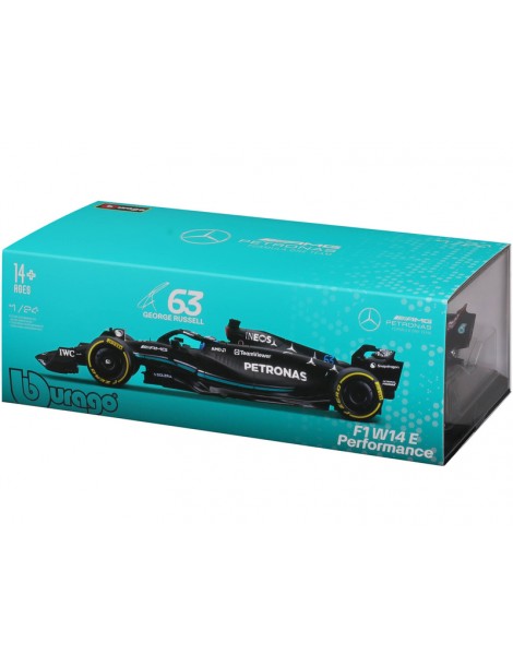 Bburago Mercedes-AMG Petronas W14 E 1:18 63 Russel
