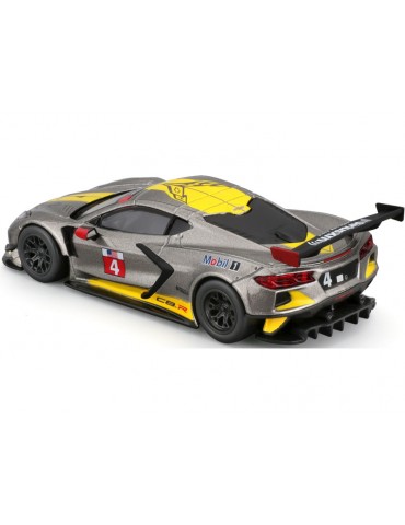 18-38312 Bburago Race - Chevrolet Corvette C8R (2020) #4, geltona 1:43