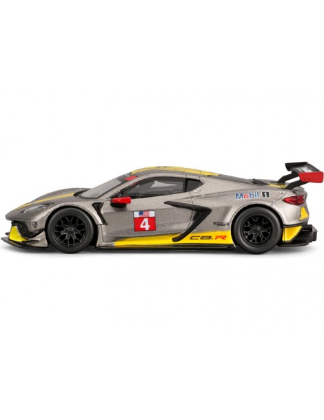 18-38312 Bburago Race - Chevrolet Corvette C8R (2020) #4, geltona 1:43