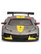 18-38312 Bburago Race - Chevrolet Corvette C8R (2020) #4, geltona 1:43