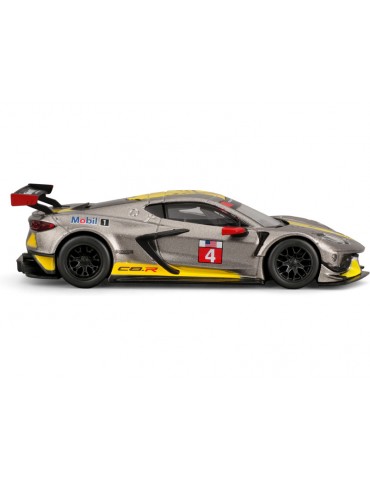 18-38312 Bburago Race - Chevrolet Corvette C8R (2020) #4, geltona 1:43