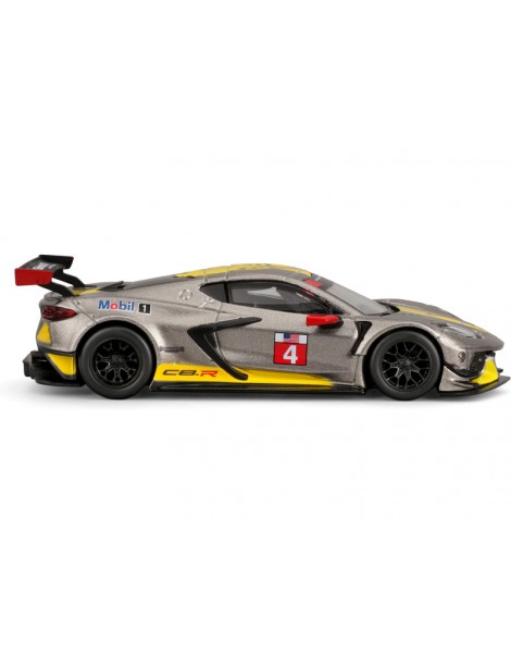 18-38312 Bburago Race - Chevrolet Corvette C8R (2020) #4, geltona 1:43