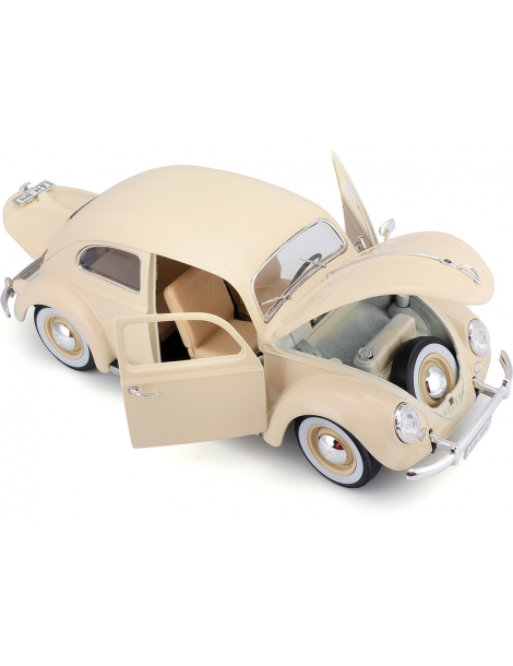 18-12029CM-Bburago Volkswagen Kafer Beetle 1955 beige