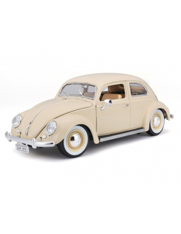 18-12029CM-Bburago Volkswagen Kafer Beetle 1955 beige