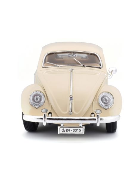 18-12029CM-Bburago Volkswagen Kafer Beetle 1955 beige