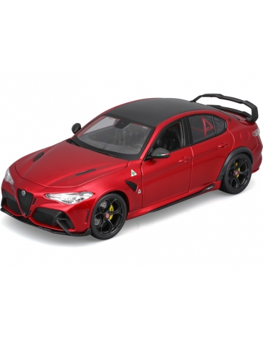 18-11048RD-Bburago Alfa Romeo Giulia GTA 1:18 metalic red