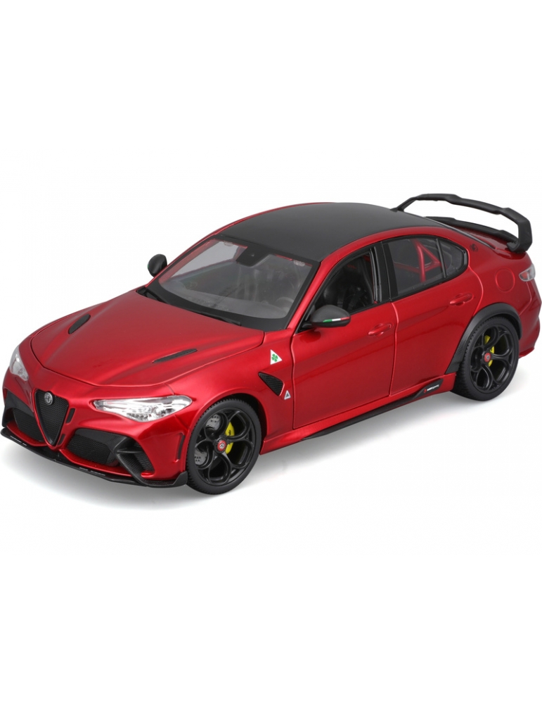 18-11048RD-Bburago Alfa Romeo Giulia GTA 1:18 metalic red