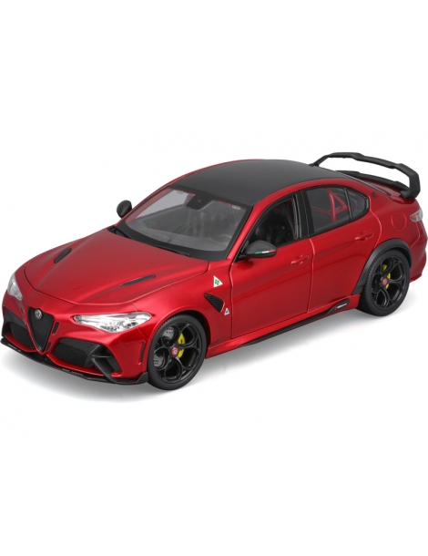 18-11048RD-Bburago Alfa Romeo Giulia GTA 1:18 metalic red