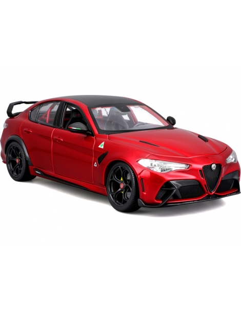 18-11048RD-Bburago Alfa Romeo Giulia GTA 1:18 metalic red