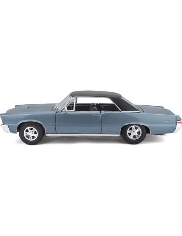 MA-31885B-Maisto Pontiac GTO 1965 1:18 metallic blue
