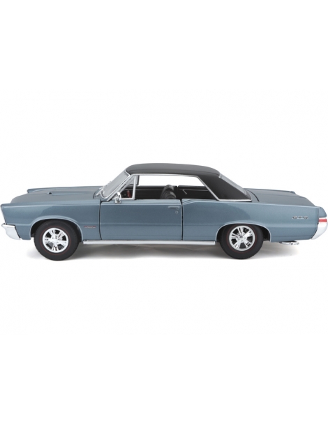 MA-31885B-Maisto Pontiac GTO 1965 1:18 metallic blue