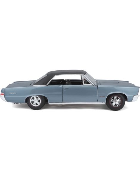 MA-31885B-Maisto Pontiac GTO 1965 1:18 metallic blue