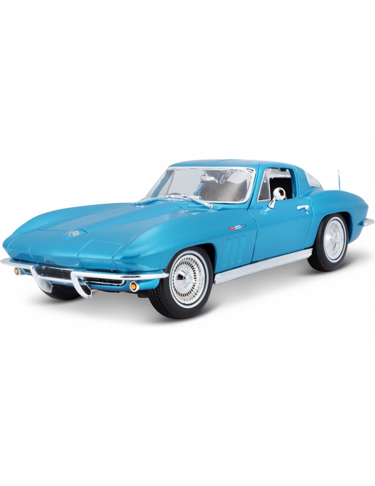 Maisto Chevrolet Corvette 1965 118 metallic light blue-MA-31640B