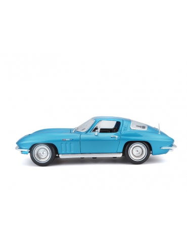 Maisto Chevrolet Corvette 1965 118 metallic light blue-MA-31640B