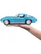 Maisto Chevrolet Corvette 1965 118 metallic light blue-MA-31640B