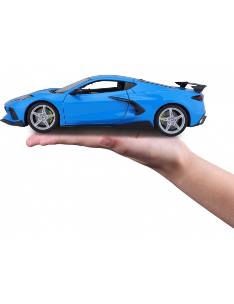 MA-31455B-Maisto Chevrolet Corvette Stingray Coupe 2020 1:18 blue