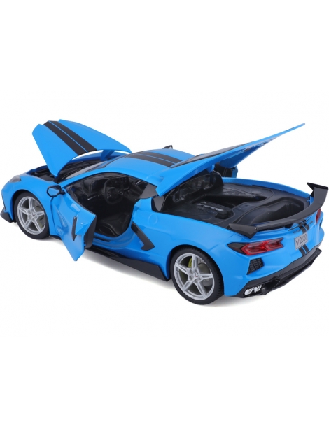 MA-31455B-Maisto Chevrolet Corvette Stingray Coupe 2020 1:18 blue