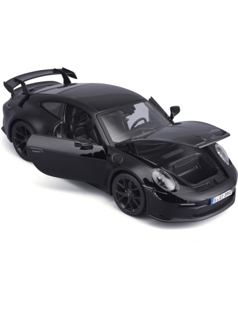 MA-31458B-Maisto Porsche 911 GT3 2022 1:18 metallic black
