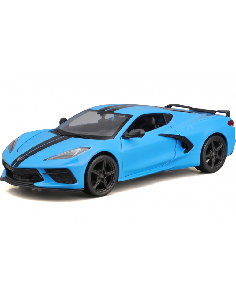MA-31527B-Maisto Chevrolet Corvette Stingray Coupe Z51 2020 1:24 blue