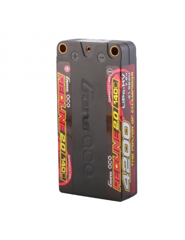 Gens ace Redline 2.0 Shorty 4200mAh 7.6V 2S 140C HV LiPo (5mm)(157g)