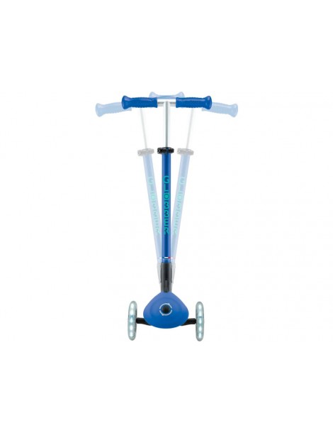 Globber - Paspirtukas „Primo Plus Lights V2“, sulankstomas Mėlyna / smaragdo žalia
