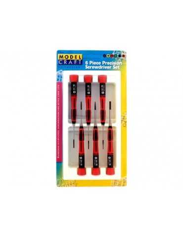 Modelcraft Slotted Blade Screwdrivers (6pcs Set)