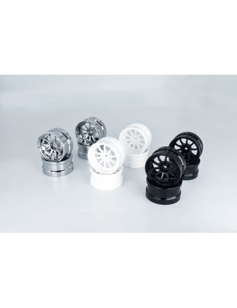 „Reve D Competition“ drifto ratlankis ‚VR10‘, baltas (poslinkis 10 mm, 2 vnt.)