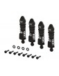 Arrma Aluminum Shock Set, 58mm Length, 2000cSt Oil (4), Gunmetal: Grom