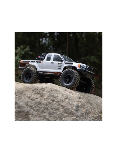 Axial 1/10 SCX10 III Base Camp 4X4 Rock Crawler Brushed RTR, White