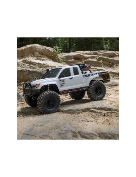 Axial 1/10 SCX10 III Base Camp 4X4 Rock Crawler Brushed RTR, White