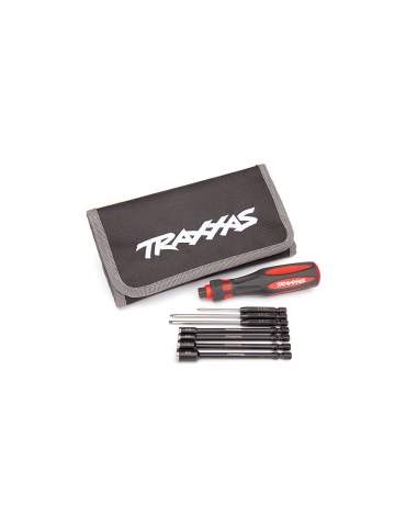 Traxxas Speed Bit Essentials Set, hex and nut driver, 7-piece