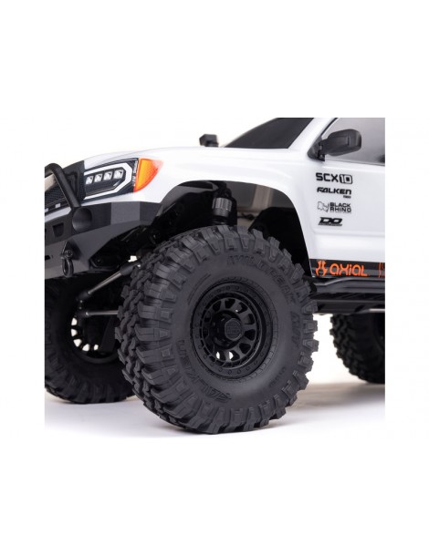 Axial 1/10 SCX10 III Base Camp 4X4 Rock Crawler Brushed RTR, White