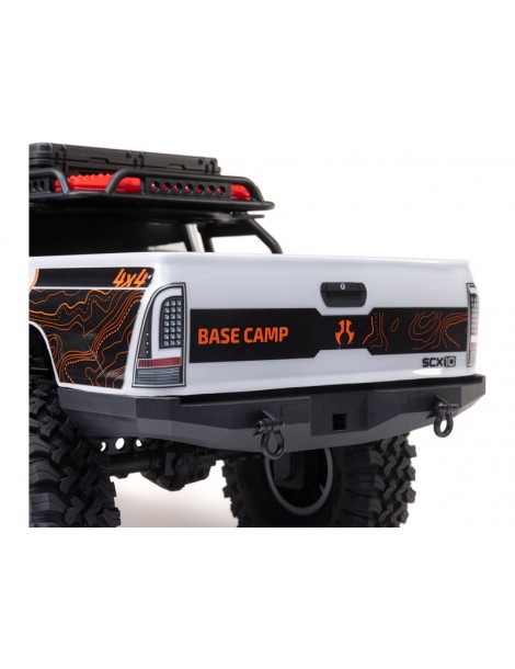 Axial 1/10 SCX10 III Base Camp 4X4 Rock Crawler Brushed RTR, White