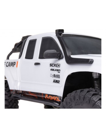 Axial 1/10 SCX10 III Base Camp 4X4 Rock Crawler Brushed RTR, White