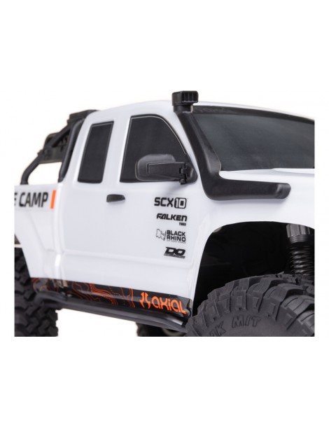 Axial 1/10 SCX10 III Base Camp 4X4 Rock Crawler Brushed RTR, White
