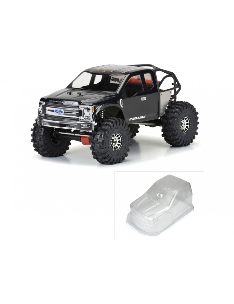 Pro-Line 1/6 2017 Ford F-250 Super Duty Cab-Only Clear Body: SCX6