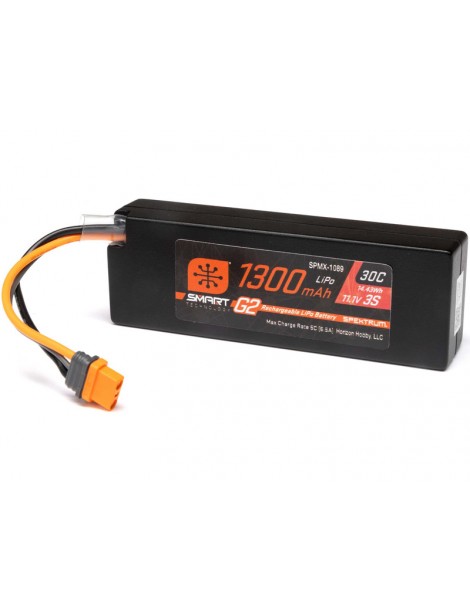Spektrum Smart G2 LiPo 11.1V 1300mAh 30C IC2