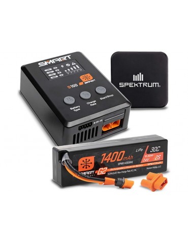 Spektrum Smart Powerstage G2 Car 7.4V 1400mAh IC2, S100, 65W Power Supply