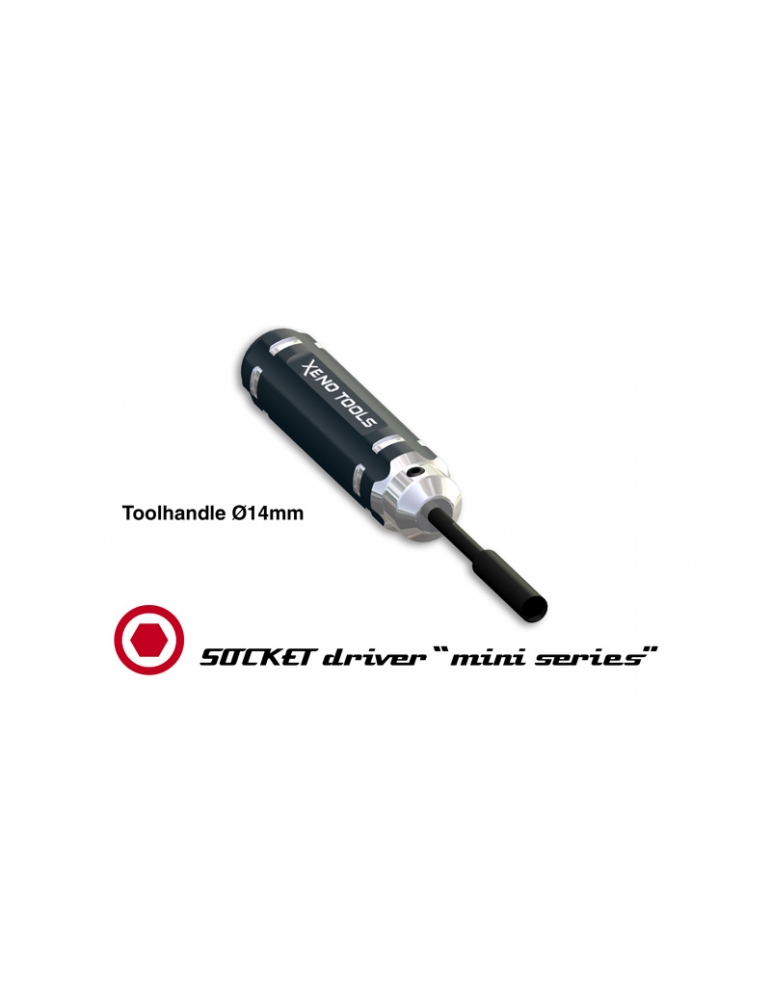 Xenotools - Socket driver 4.0mm - MINI - 1 pc Xenotools - Socket driver 4.0mm - MINI - 1 pc