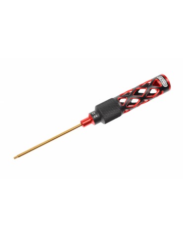 PRO Tool - Hardened Tip - Lightened Alu Grip - Hex 2.0mm