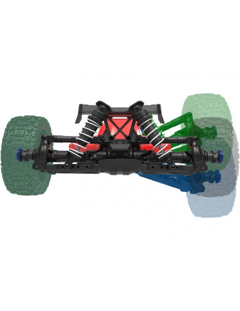 Traxxas Jato 1:8 4WD BL-2S RTR raudona