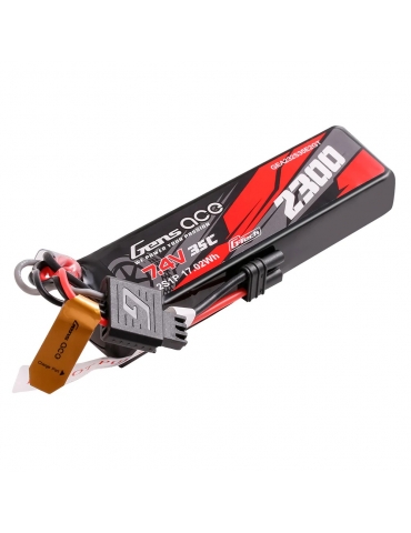 Akumuliatorius Gens ace 2300mAh 2S 7.4V 35C Lipo su EC2 jungtimi