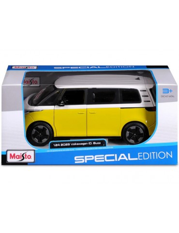 Maisto Volkswagen ID.Buzz 2023 1:24 metallic geltona