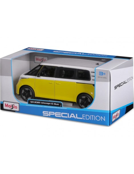Maisto Volkswagen ID.Buzz 2023 1:24 metallic geltona