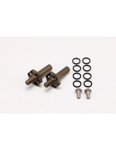 Yokomo YD-2 aliuminio UL priekinė ašis (reguliuojamas atstumas 5 mm ~ 9 mm)