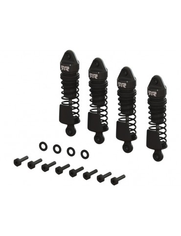 Arrma Aluminum Shock Set, 58mm Length, 1000 cSt Oil (4), Black: Grom