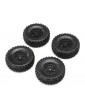 Axial 1.0 Black Rhino Primm & Falken M/T Tires (4): SCX24